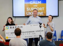 $10 000 grant went to Support Hospitals in Ukraine