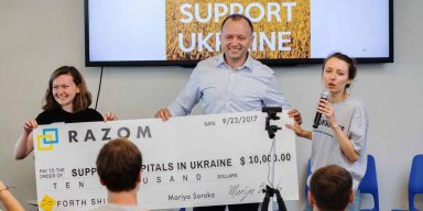 $10 000 grant went to Support Hospitals in Ukraine