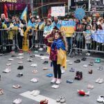 Mothers’ March, Mariupol Flashmob, and Flag Raising: Razom’s Advocacy Work for Ukraine