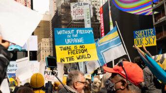 Rally at Times Square