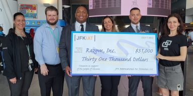 Razom Says Dyakuyu – Thank You – To JFKIAT Terminal 4