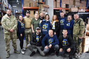 На склад «RAZOM» у Львові завітала Міністерка ветеранів Юлія Лапутіна