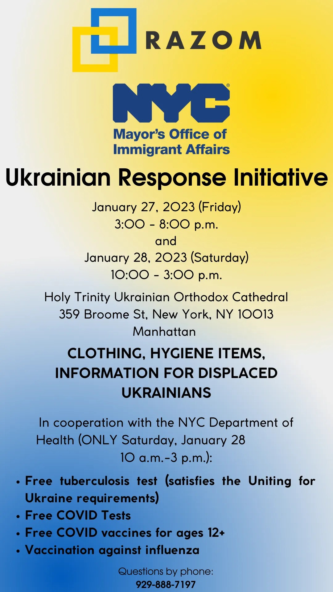 Ukrainian Response Initiative – Aid Distribution