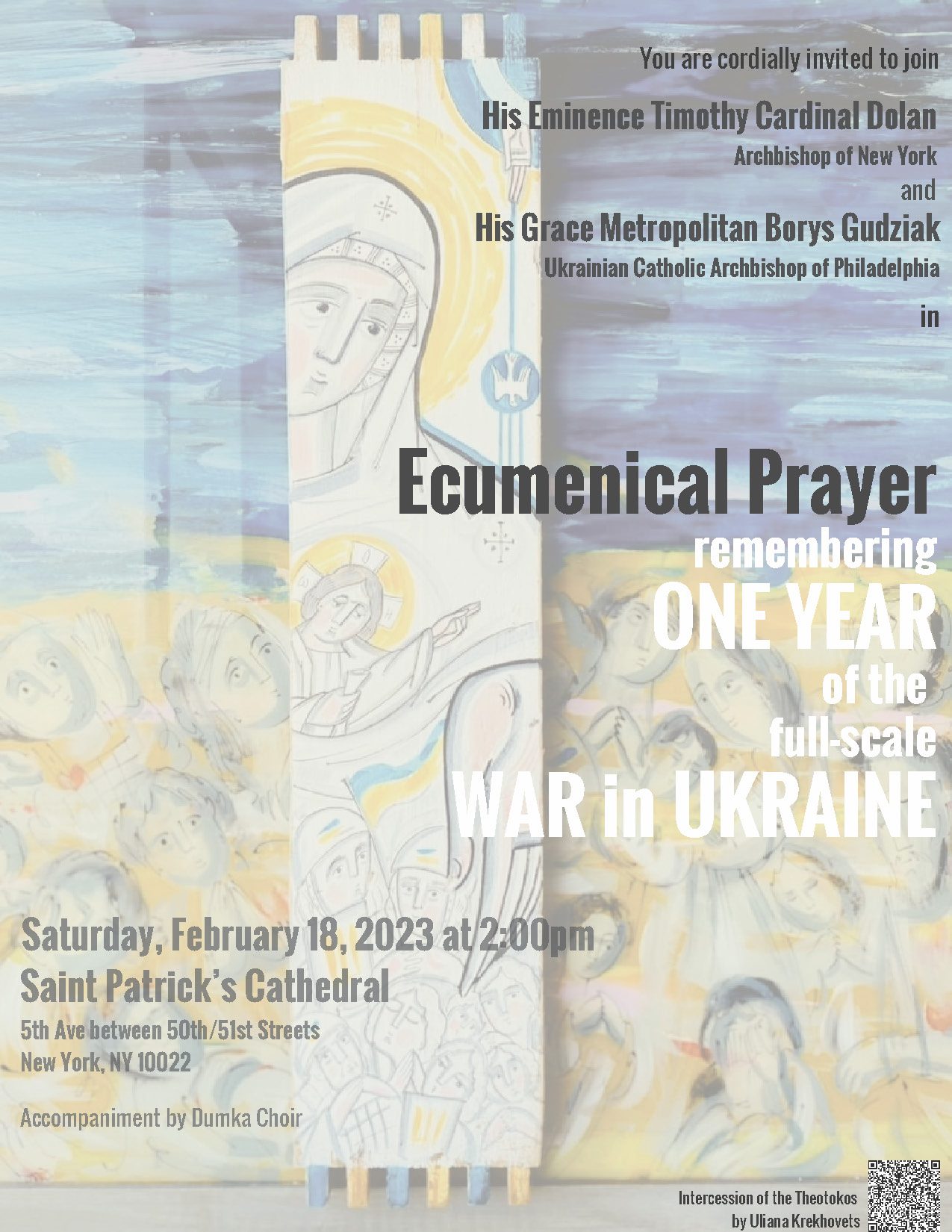 Ecumenical Prayer - Remembering One Year of the Full-Scale War in Ukraine
