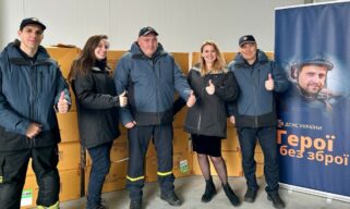 Delivering Warm Jackets for the Emergency Service of Ukraine Thanks to Senator King