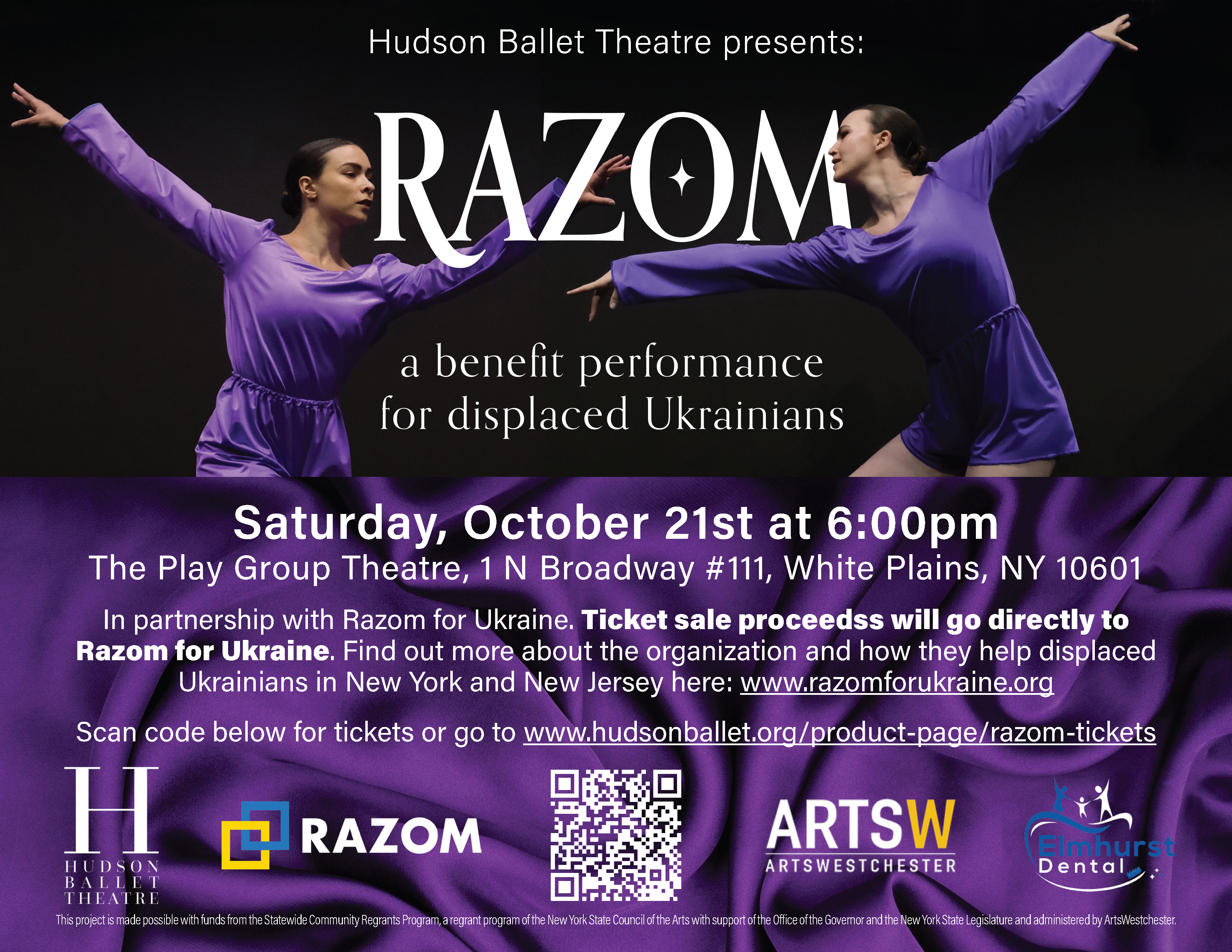 Hudson Ballet Theatre Benefit Performance