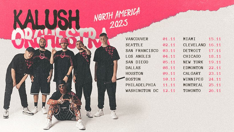 Kalush Orchestra North American Tour 2023