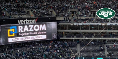 NEW YORK JETS ANNOUNCE RAZOM FOR UKRAINE AS RECIPIENT OF AN ADDITIONAL $100,000 FOR UKRAINIAN RELIEF EFFORTS