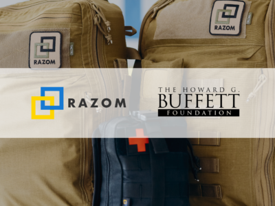 Razom is honored to announce a $1,620,000 grant from the Howard G. Buffett Foundation