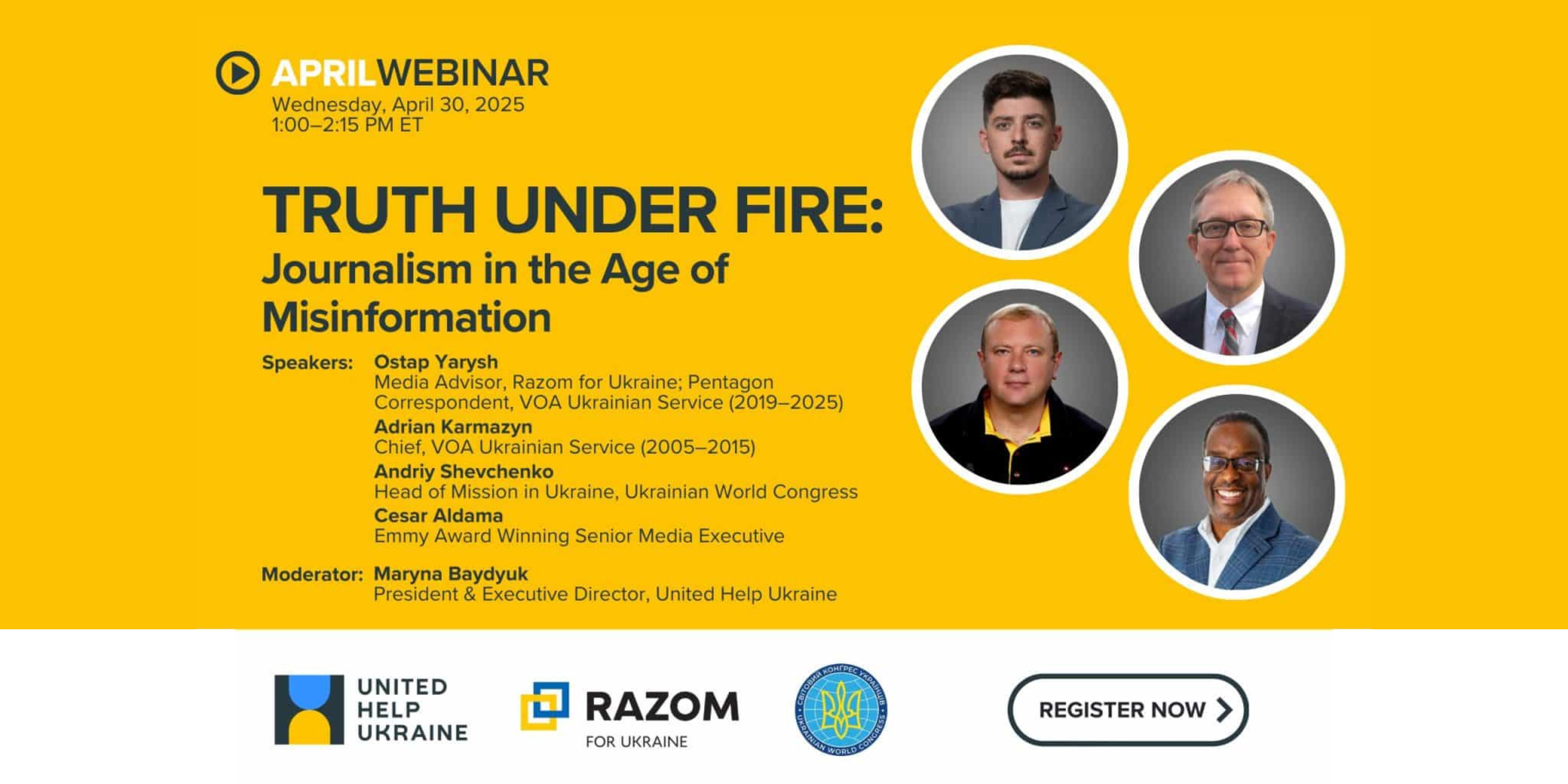 Webinar: Truth Under Fire - Journalism in the Age of Misinformation