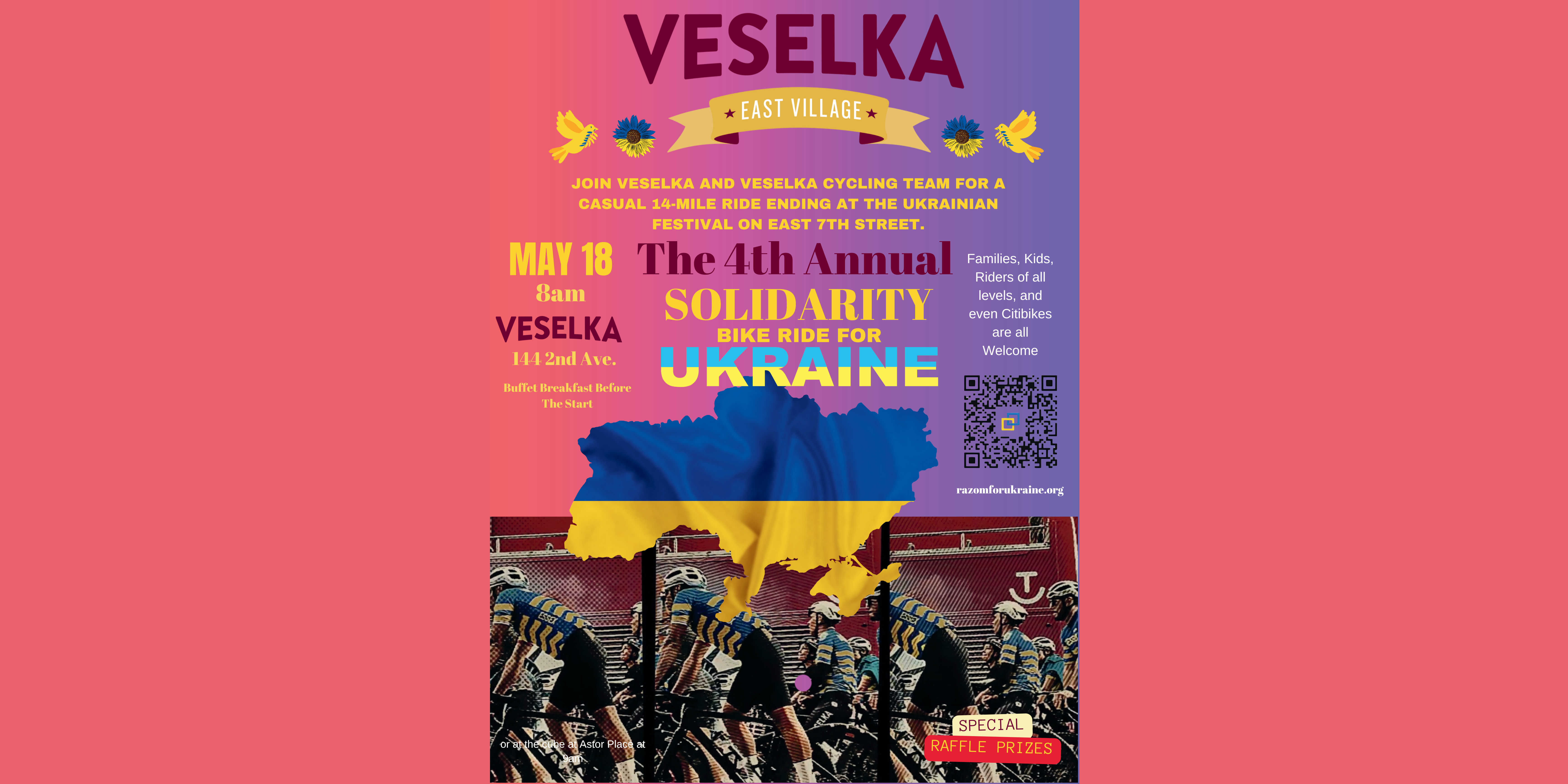 The 4th Annual Solidarity Bike Ride for Ukraine