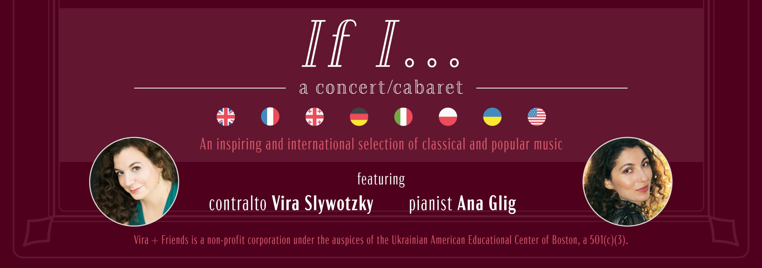 VIRA + FRIENDS presents: If I... a concert/cabaret