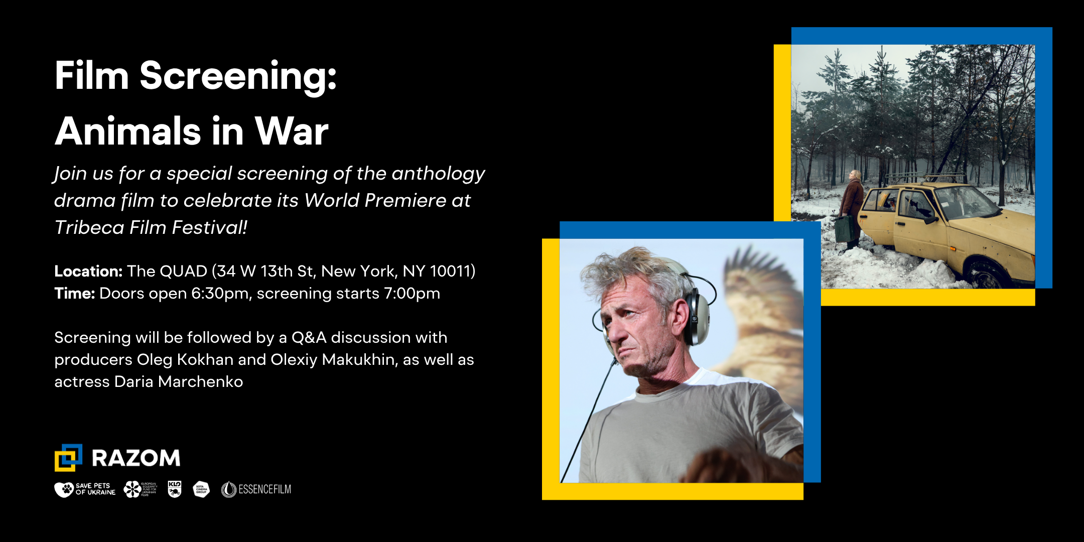 Film Screening: Animals in War