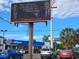 Pro-Ukraine Organization Puts Up Billboard in Brownsville Calling Out Rep. Gonzalez for Meeting with Russian War Criminals